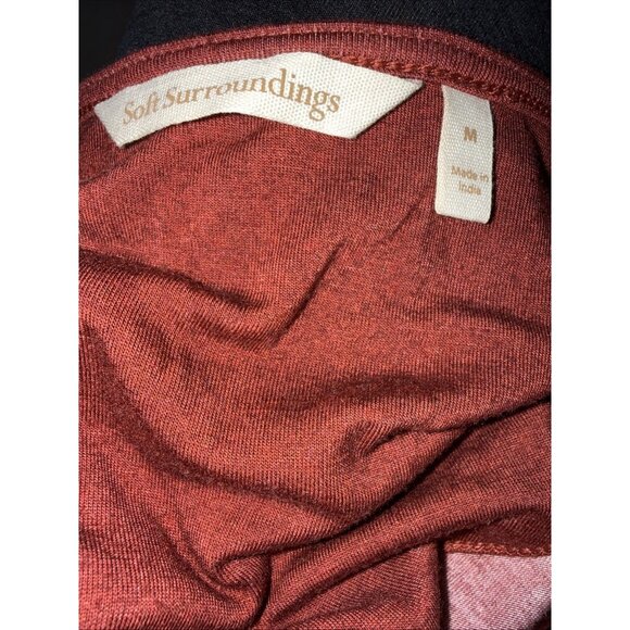 Soft Surroundings Parita Tunic Top long-sleeved boho-style blouse Size Medium - Picture 6 of 8